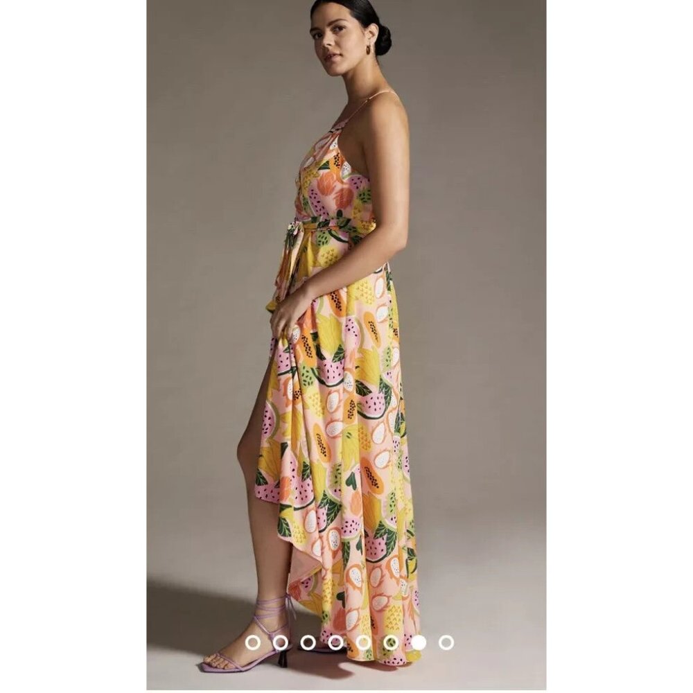 Hutch x Anthropologie Colorful Fruit Print High Low Dress - Picture 3 of 12